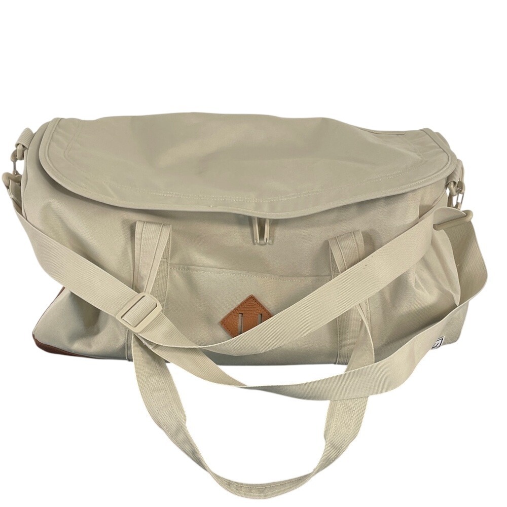 Herschel Supply Co Strand Duffle Bag Pelican Beige Brown Travel Gym Bag View 2